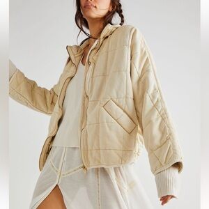 Dolman Quilted Knit Jacket